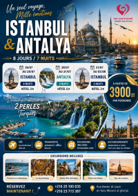 Voyage Istanbul & Antalya ETE 2026